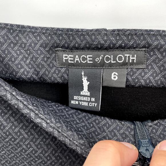 PEACE OF CLOTH Kaylee Charcoal Slim Trouser Dress Pant // 6 - Picture 4 of 10